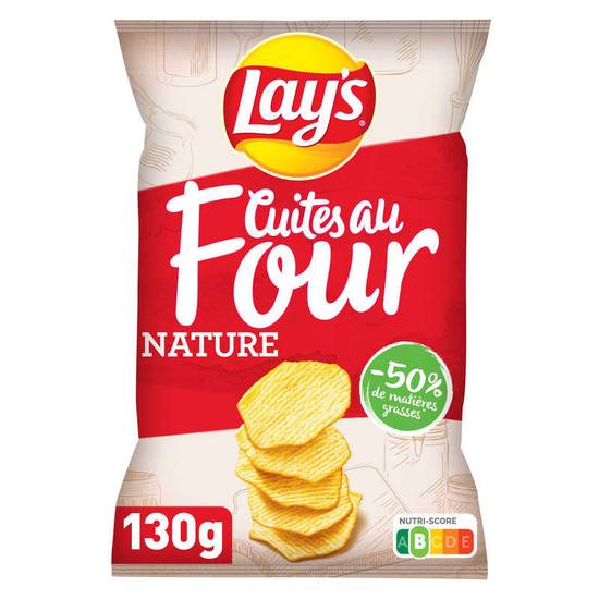 Chips - Les cuites au four ondulées Nature