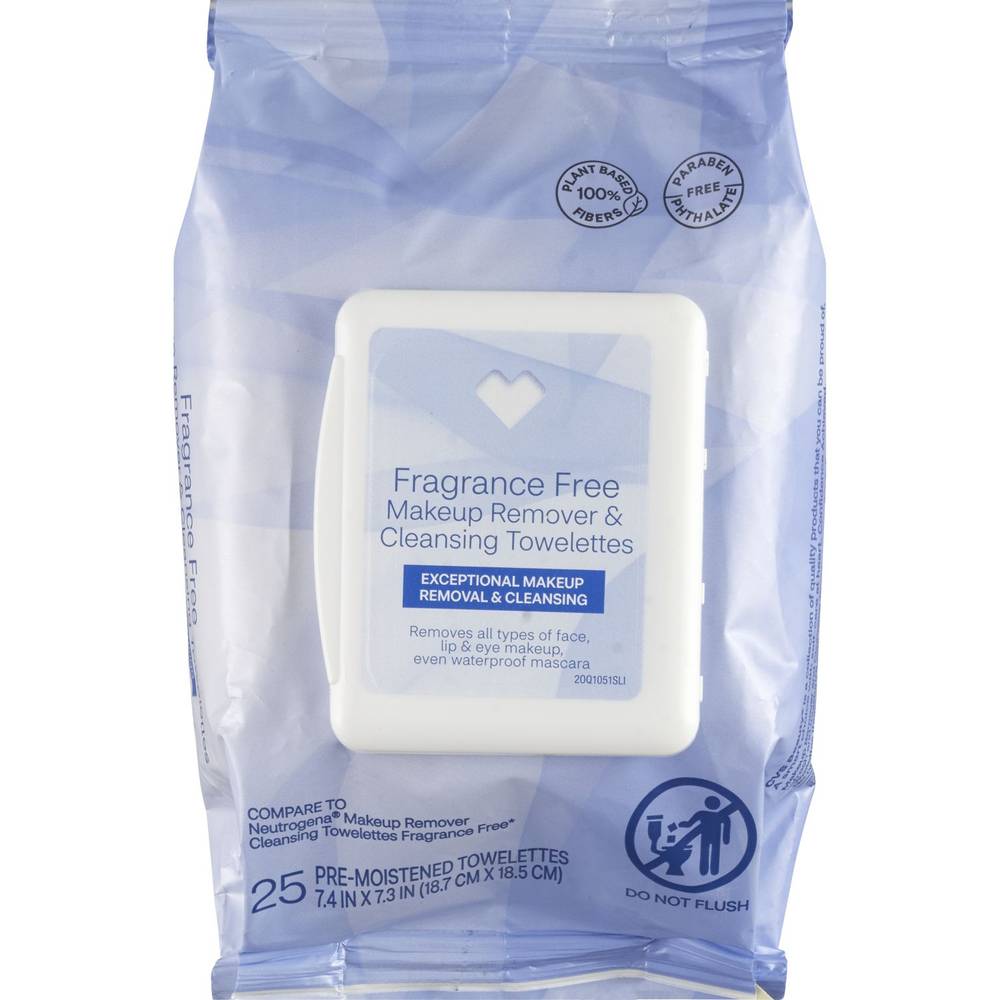 Cvs Beauty Fragrance-Free Makeup Remover Towelettes