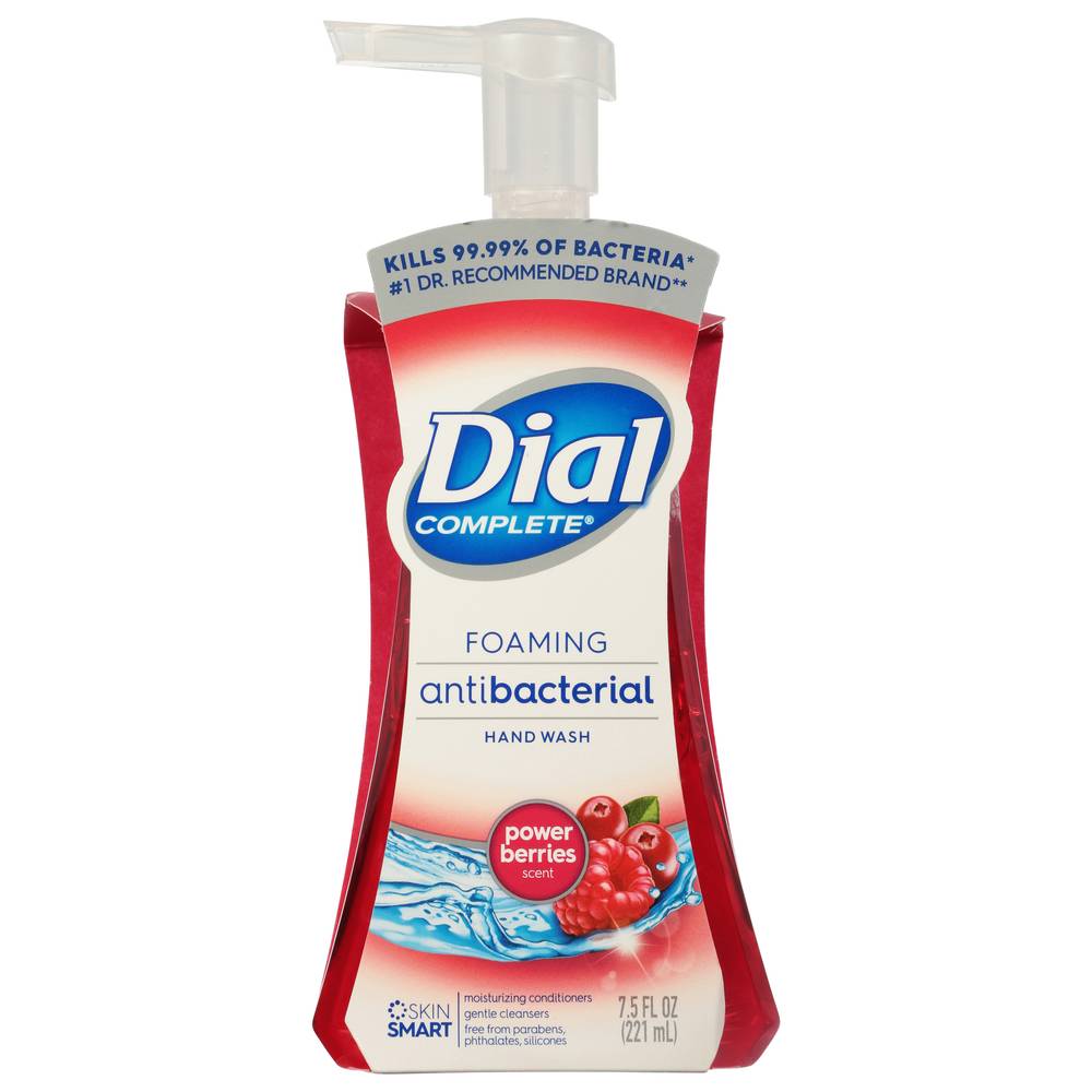 Dial Foaming Anti-Bacterial Power Berries Hand Wash (7.5 fl oz)