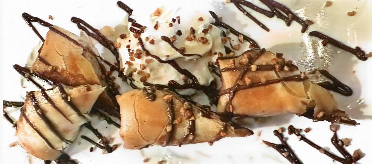 Nems banane chocolat