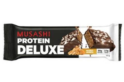 Musashi Deluxe Protein Nutrition Bar Peanut Crunch 60g