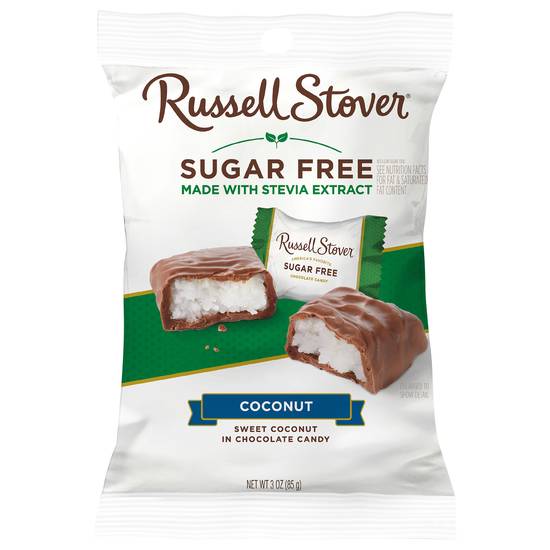 Russell Stover Sugar Free Coconut Chocolate Candy