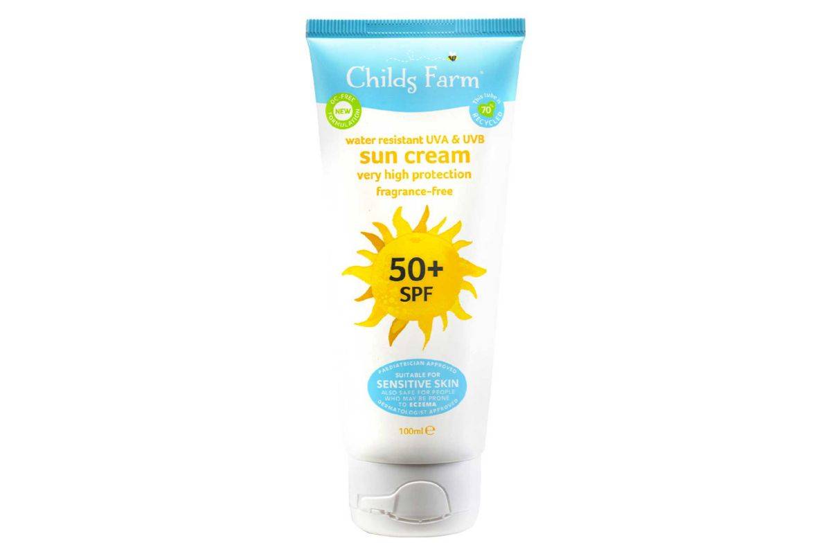 Childs Farm SPF 50+ Sun Cream Fragrance-Free 100ml