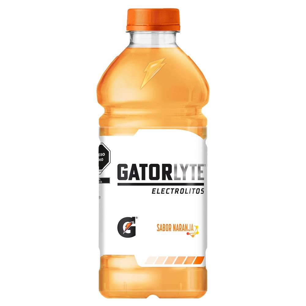 Gatorade bebida con electrolitos sabor naranja (botella 591 ml)