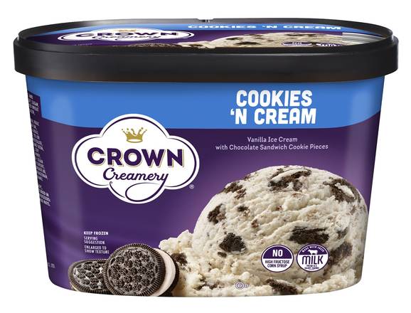Crown Creamery Cookies N Cream