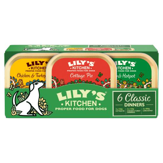 Lily's Kitchen Classic Dinners Multipack Adult Wet Dog Food (6 ct)