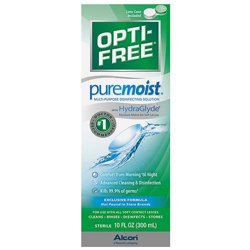Opti-Free PureMoist Disinfecting Solution - 10.0 fl oz