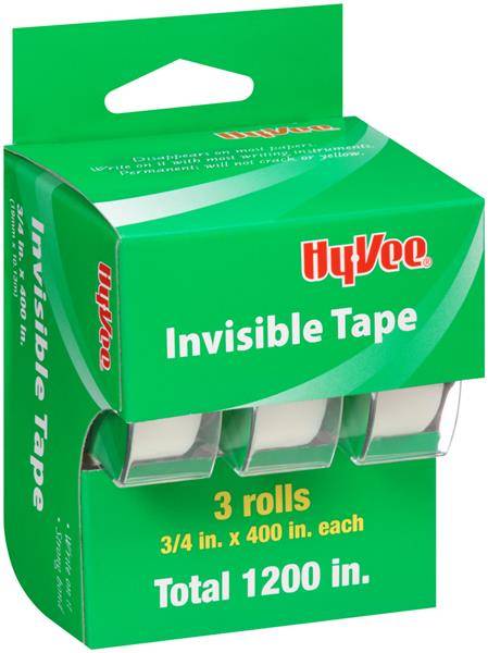 Hy-Vee Invisible Tape 0.75 inch 3 Count