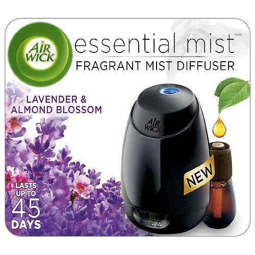 Air Wick Essential Mist - Essential Oil Diffuser Starter Kit Lavender & Almond Blossom - 1.0 ea