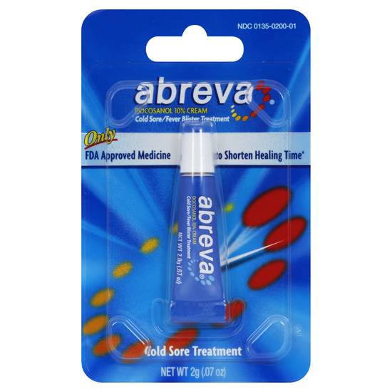 Abreva Cold Sore & Fever Blister Treatment (0.1 oz)