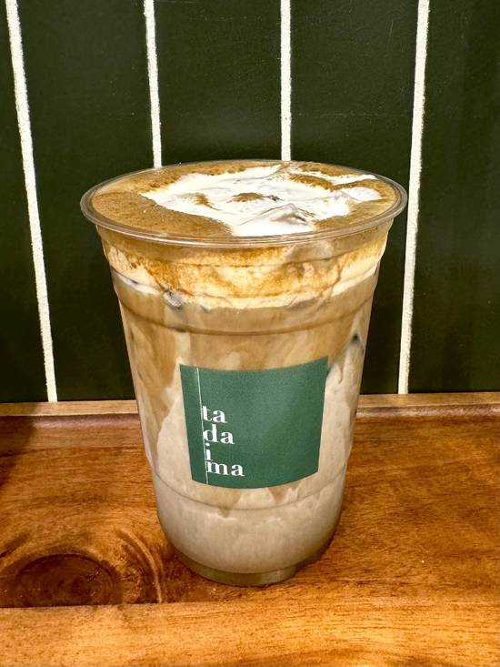 Hojicha Latte w/ Salted Cheese Cream