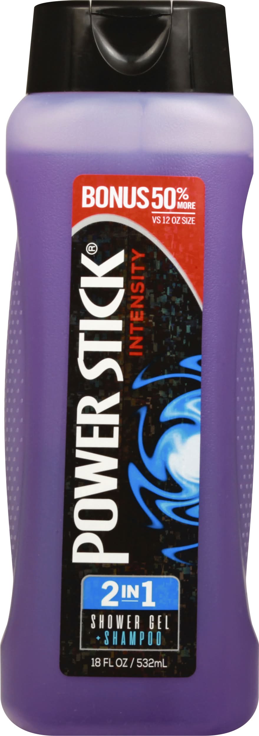 Power Stick Intensity 2 in 1 Shower Gel + Shampoo (18 fl oz)