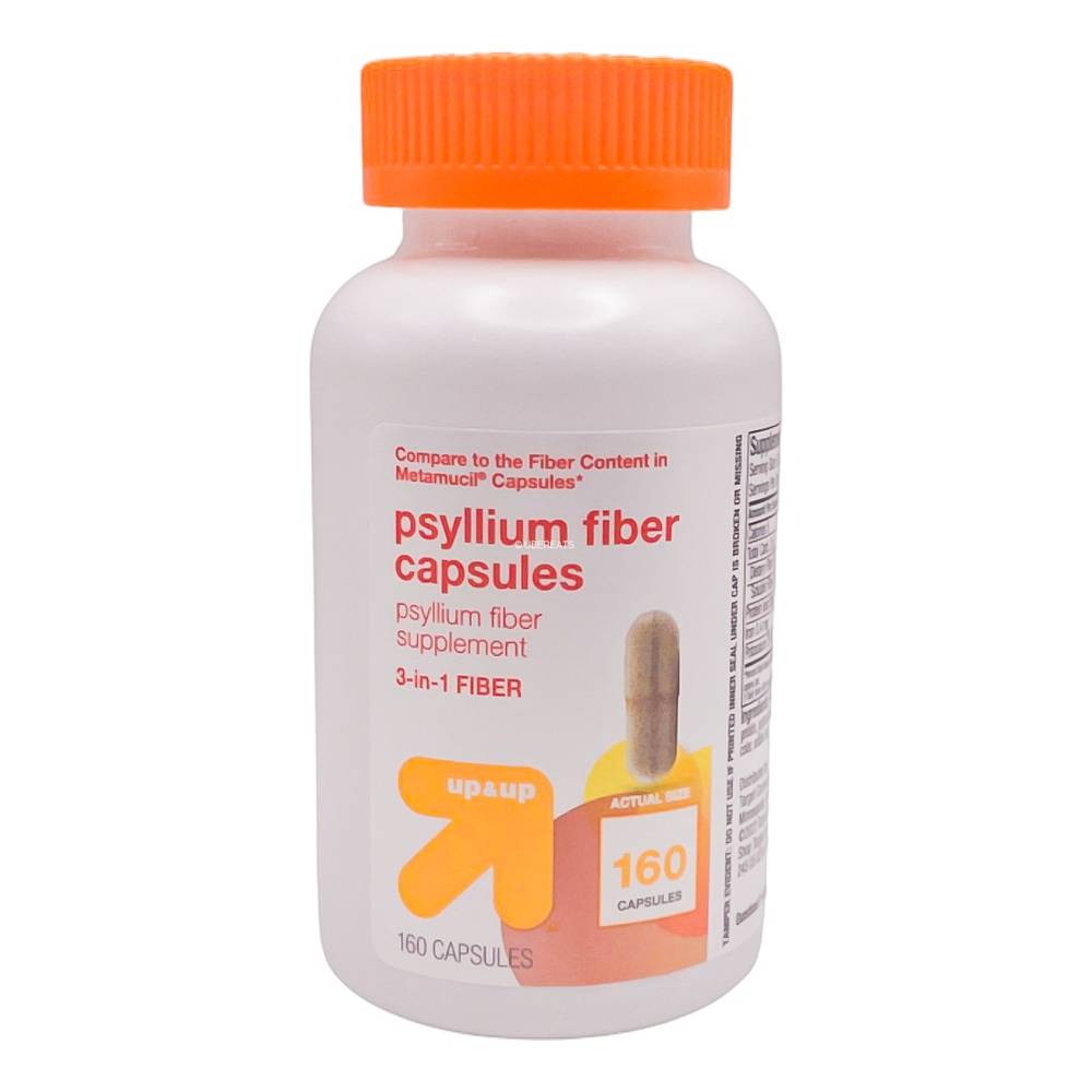 Up&Up Psyllium Fiber Supplement Capsules