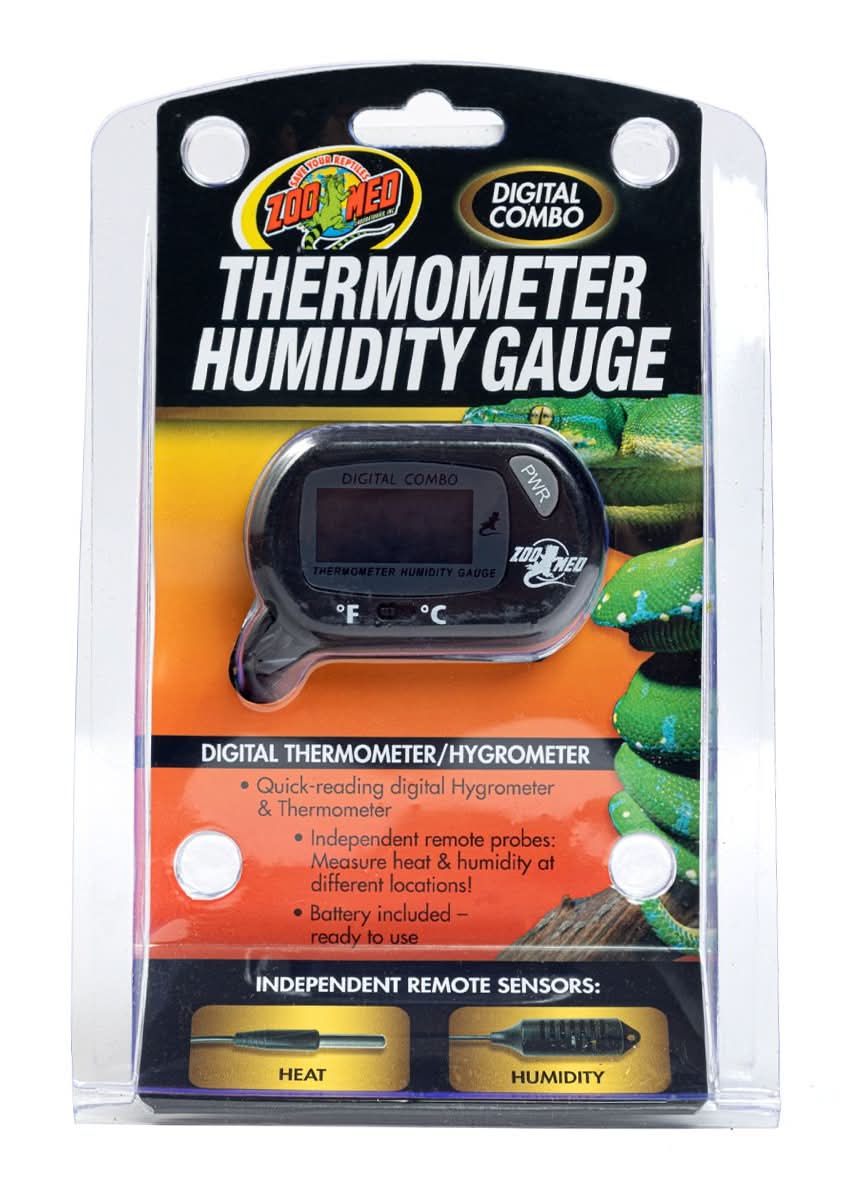 Zoo Med · Termómetro e higrómetro digital (80 g)
