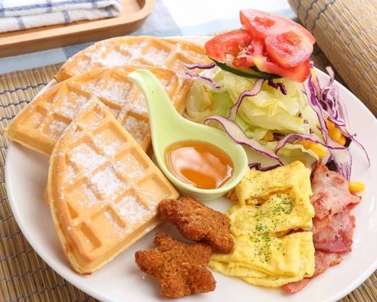 華夫鬆餅套餐 Waffle Combo