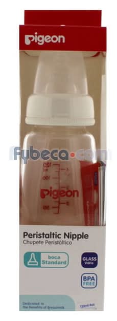 Biberones Pigeon Biberon De Vidrio 4 Onz.