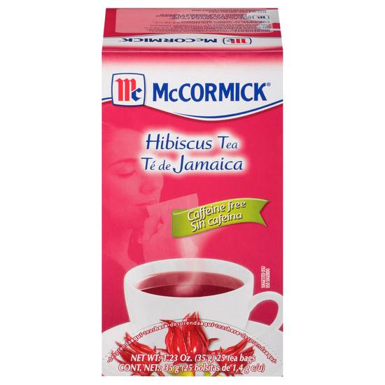 Mccormick Hibiscus Tea Caffeine Free (25 bags)