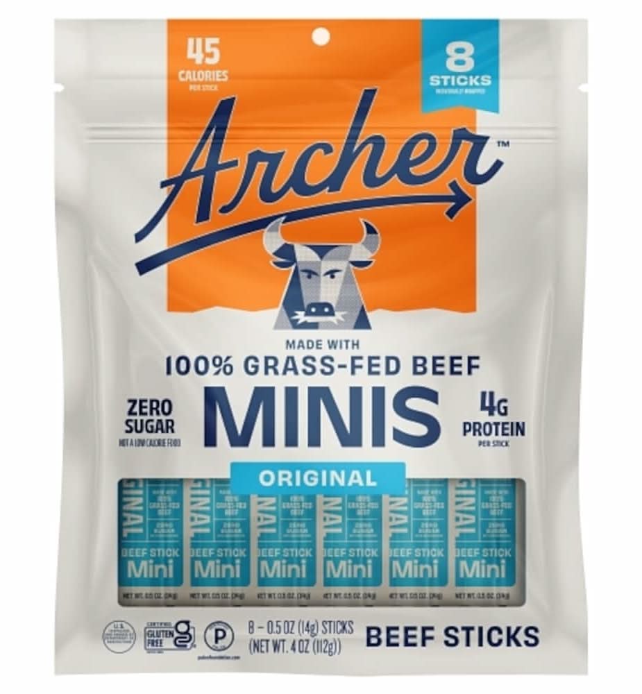 Archer Grass-fed Beef Minis Meat Snacks