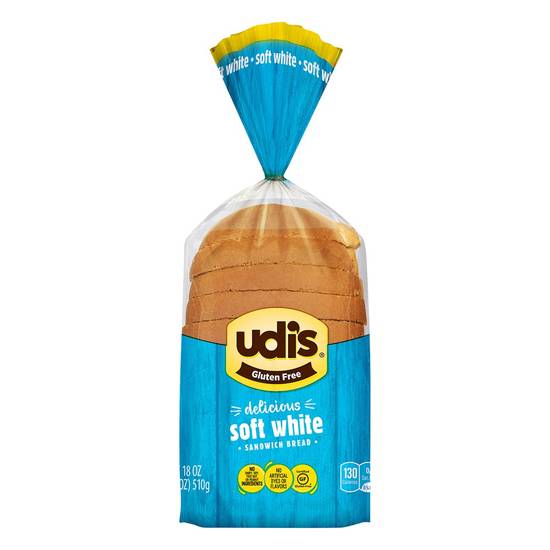 Gluten Free Soft White Sandwich Bread Udi's 18 oz