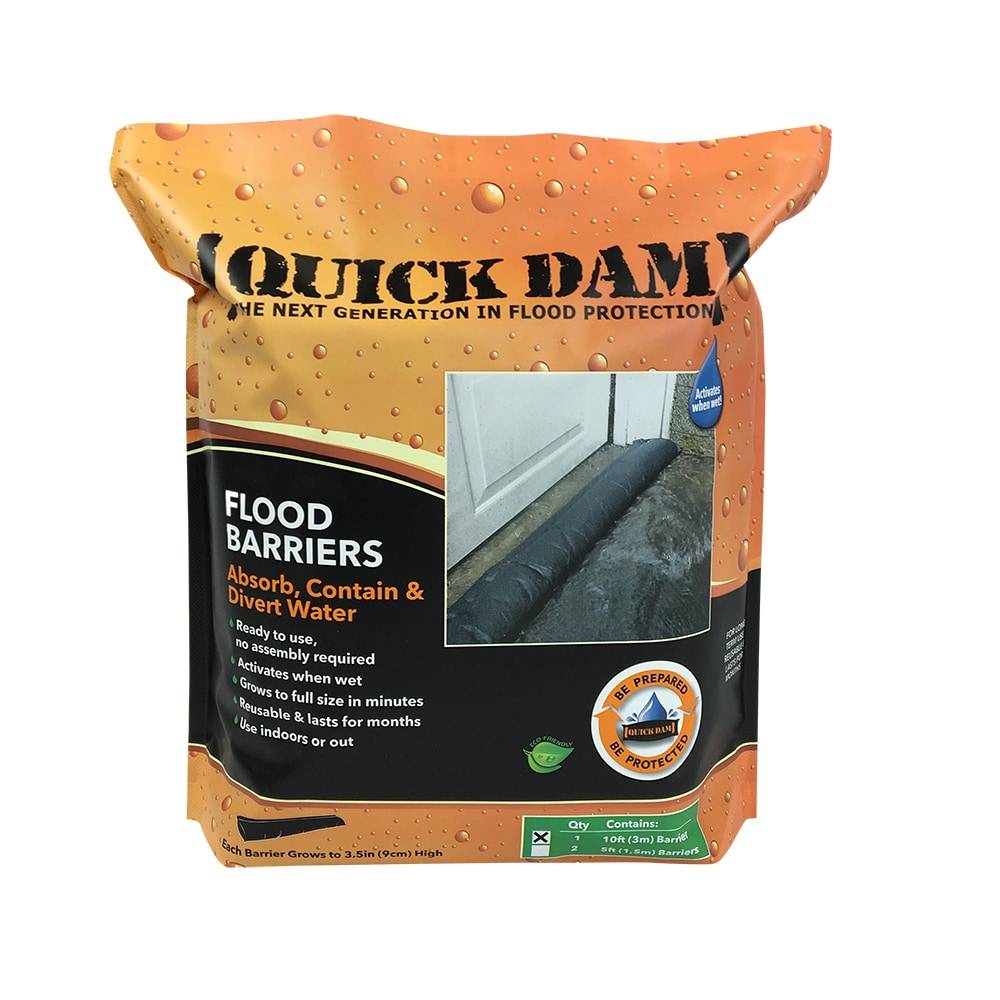 Quick Dam 120-in L x 6-in W Water Activated Flood Barrier | QD610-1ES