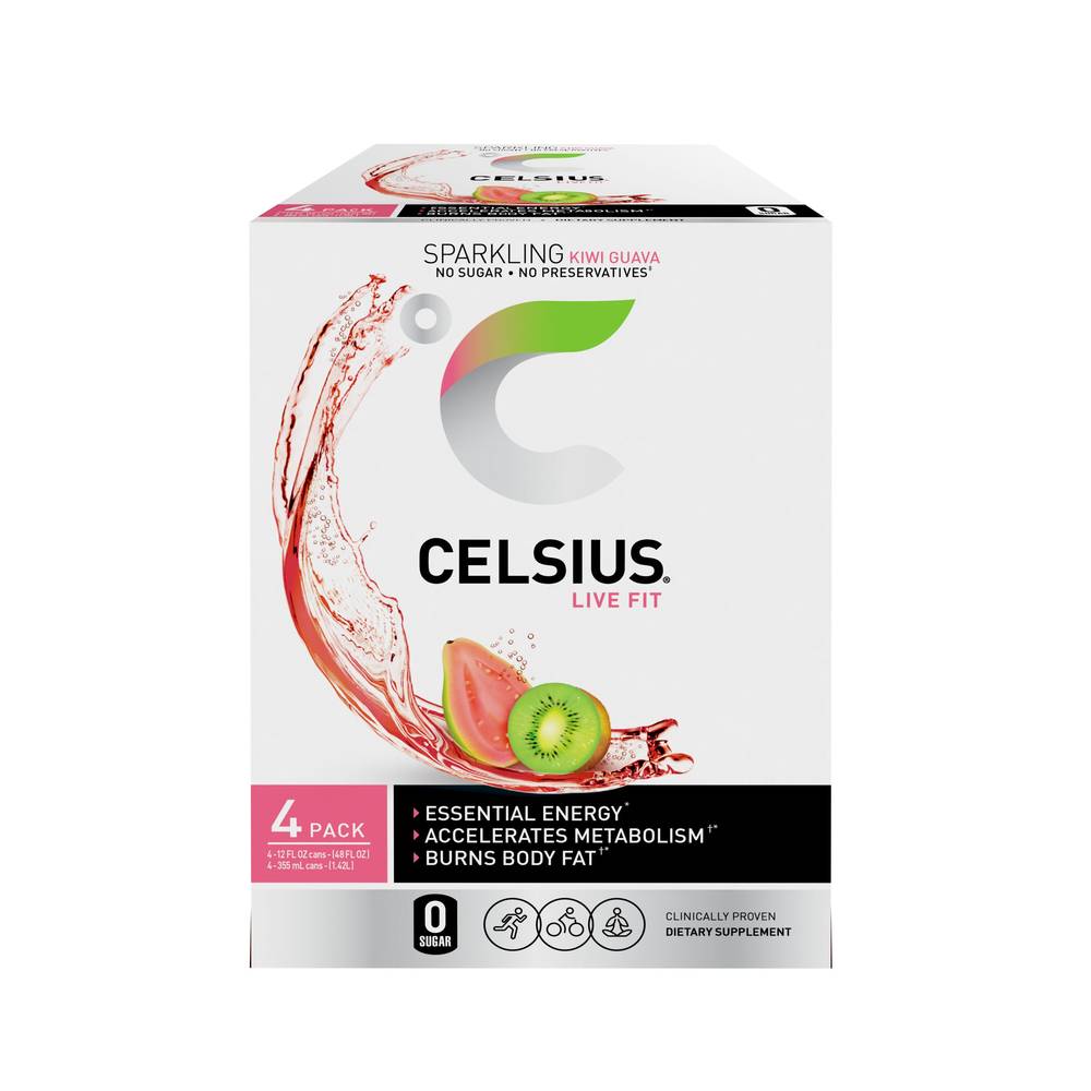 Celsius 48-Pack 48-fl oz Kiwi Guava Energy Drink | 889392010152