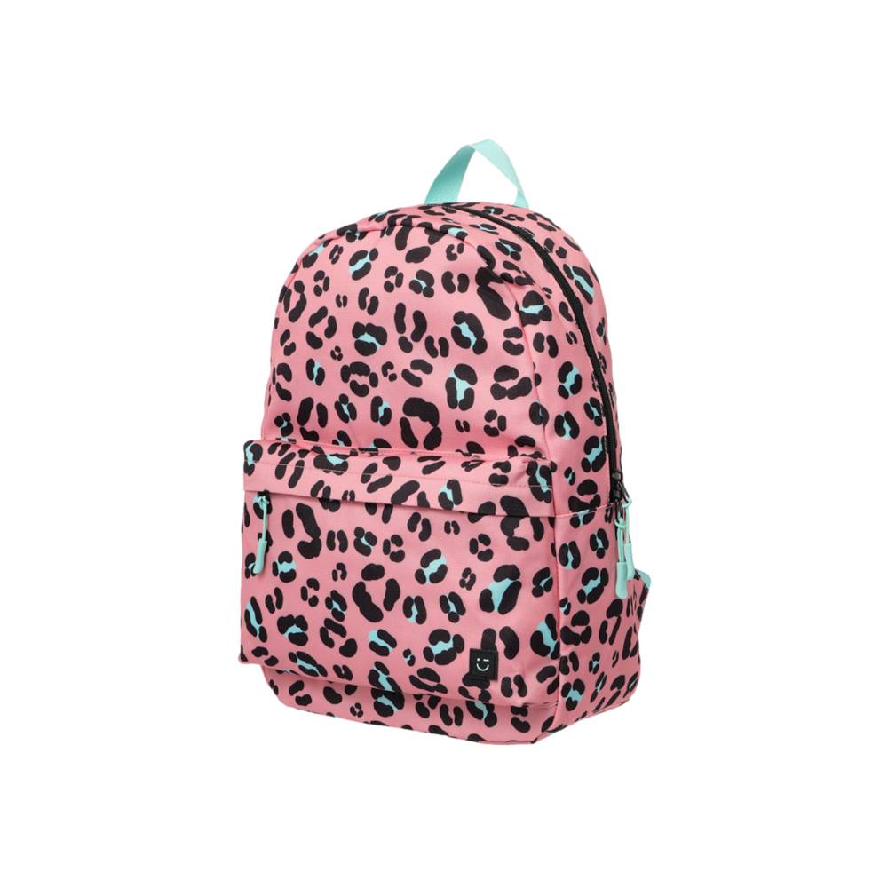 Miniso · Mochila con estampado leopardo, coral