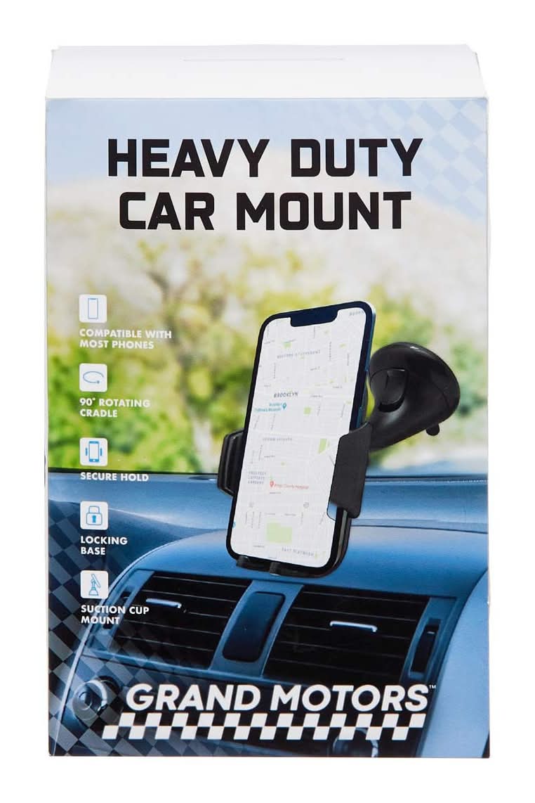 Grand Motors Heavy Duty Car Mount Black