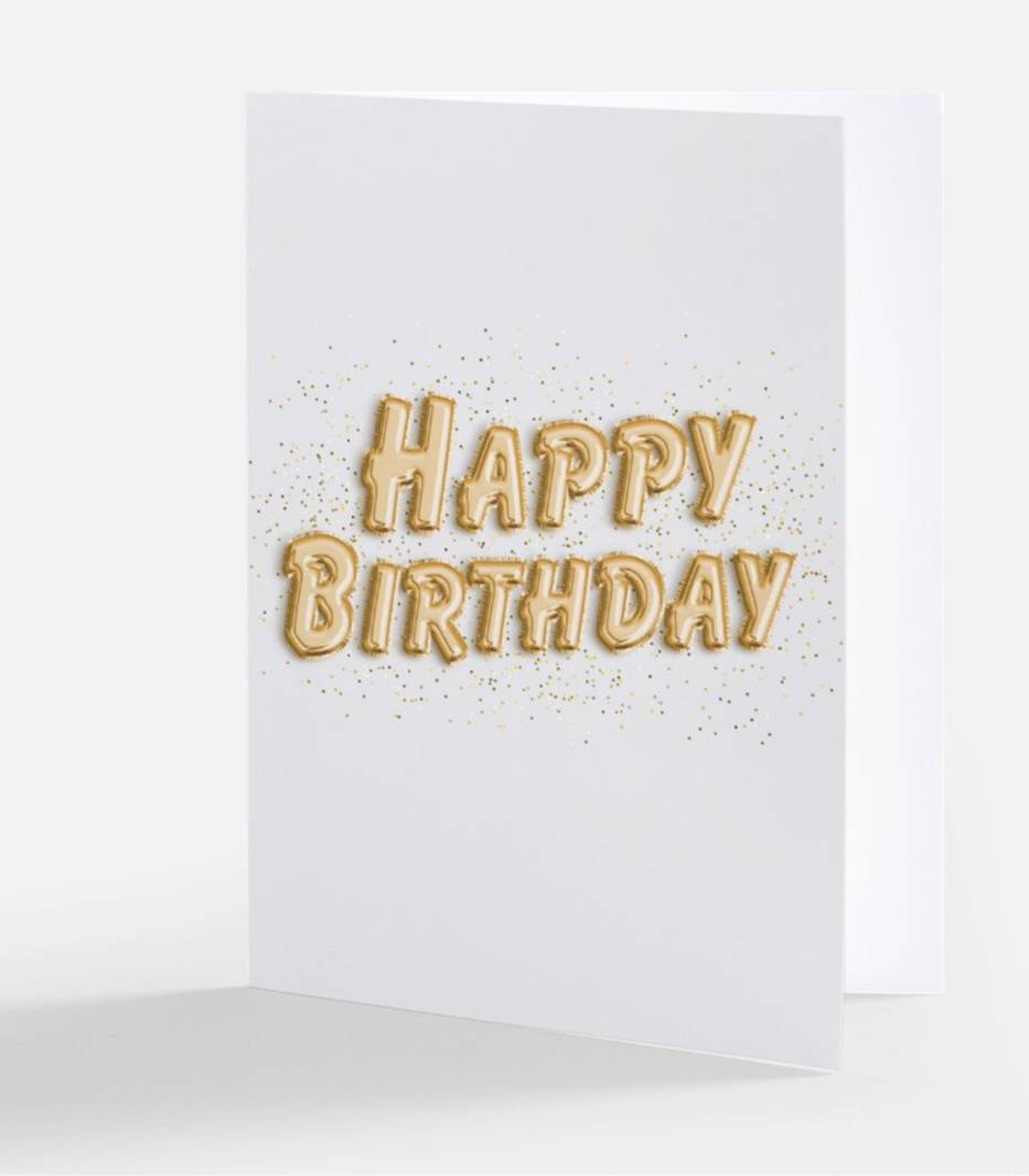 Metro Design Happy Birthday Greeting Card