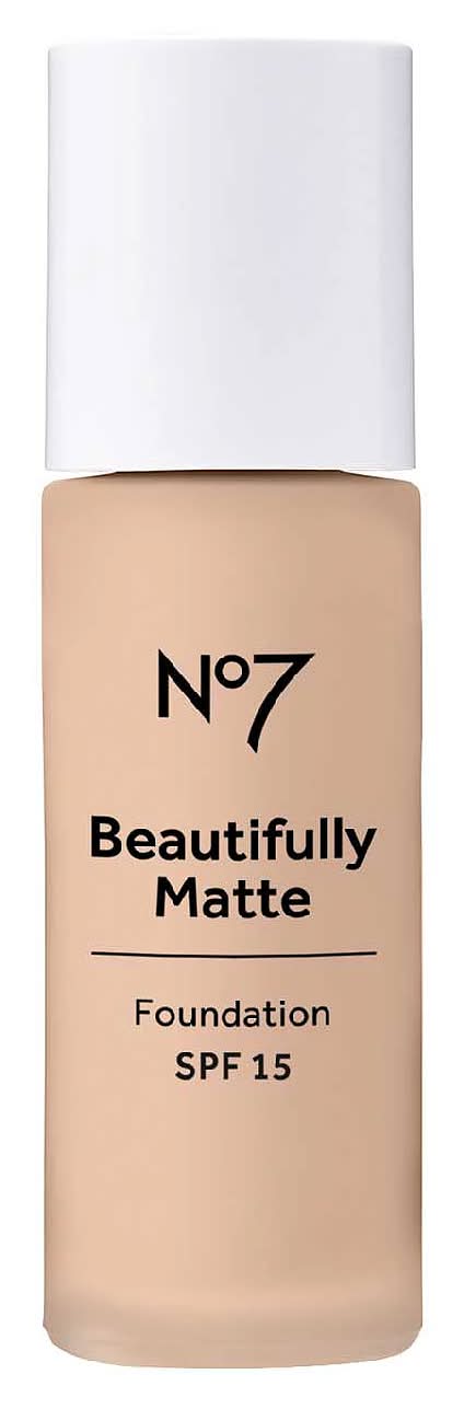 No7 Beautifully Matte Foundation Cream Porcelain 28ml