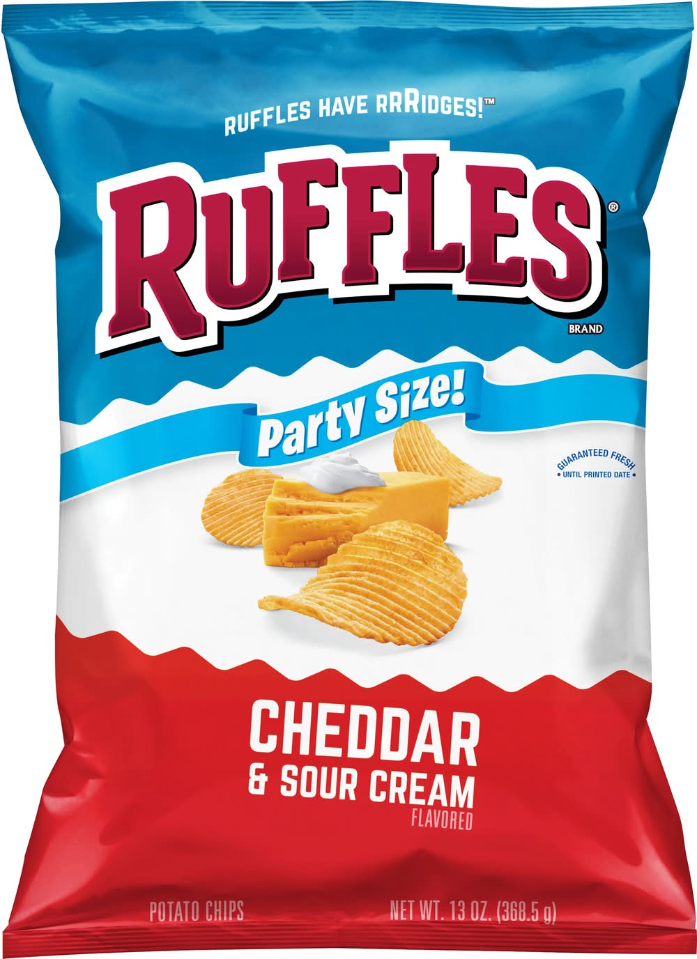 Ruffles Potato Chips, Cheddar & Sour Cream (13 oz)