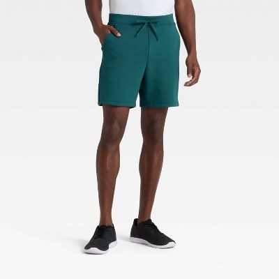 Men's Spacer Shorts - All In Motion™ Teal Blue L