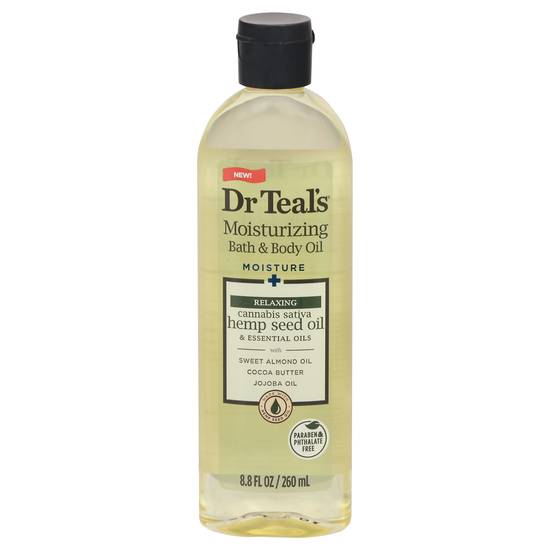 Dr Teal's Hemp Seed Oil Moisturizing Cannabis Sativa Bath & Body Oil