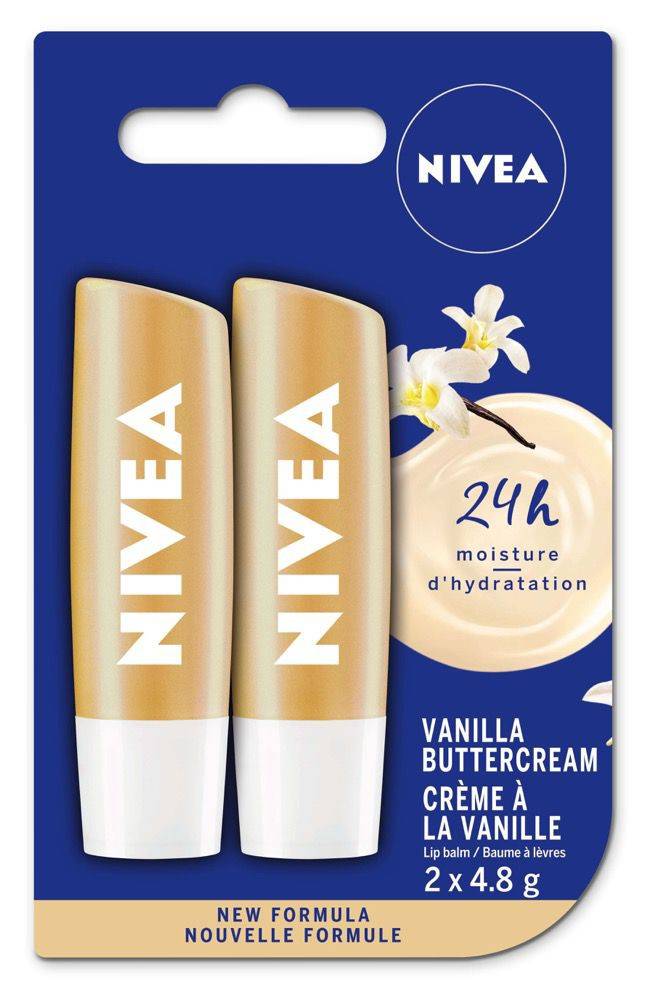 Nivea Lip Care Vanilla Buttercream Duo (9.6 g, 2 ct)