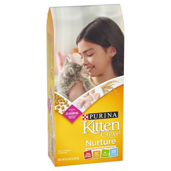 Purina Kitten Chow Dry Kitten Food, Nurture (6.3 lb)