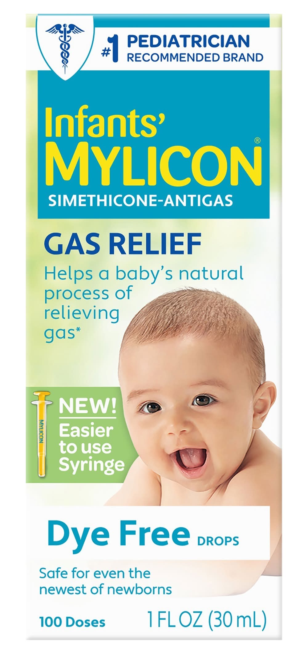 Infants' Mylicon Simethicone Gas Relief Dye Free Drops (1 fl oz)