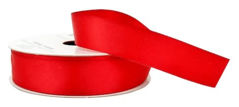 Celebrate It Satin Ribbon, 8 in, Red