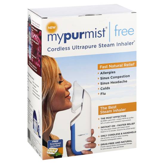Mypurmist Cordless Ultrapure Steam Inhaler
