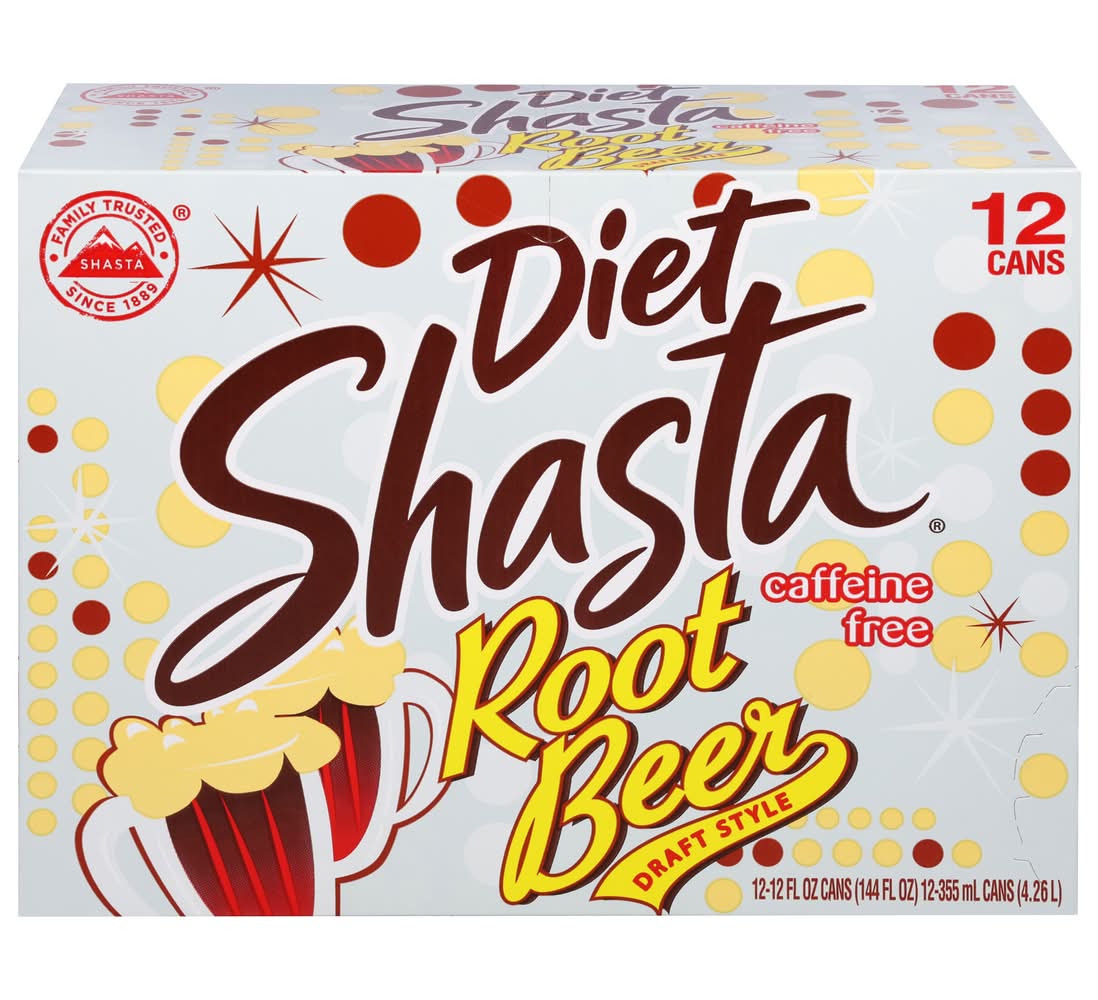 Shasta Draft Style Root Beer (12 x 12 fl oz)
