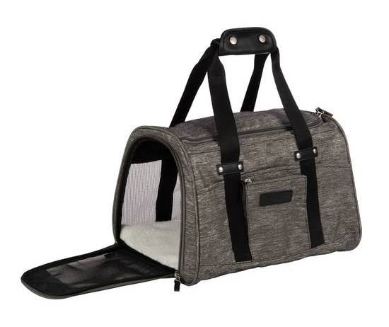 Sherpa Element Gray Dog Carrier, 17'' L X 11.25'' W X 10.5'' H