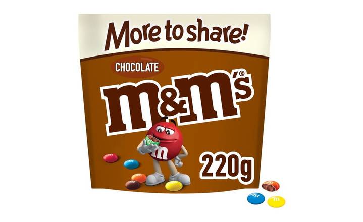 M&M's Chocolate Pouch 220g (403483) 