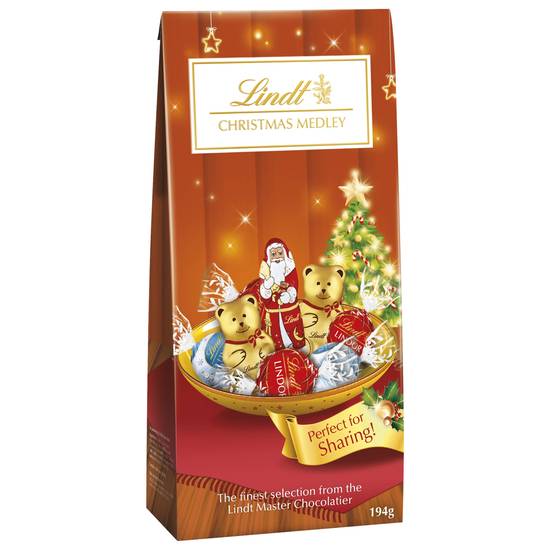 Lindt Christmas Medley Bag 194g