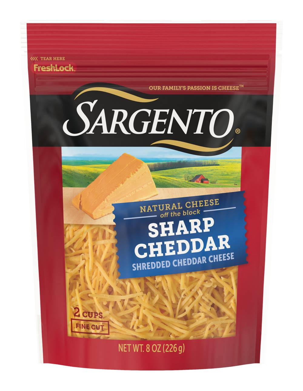 Sargento Natural Sharp Shredded Cheddar Cheese (8 oz)