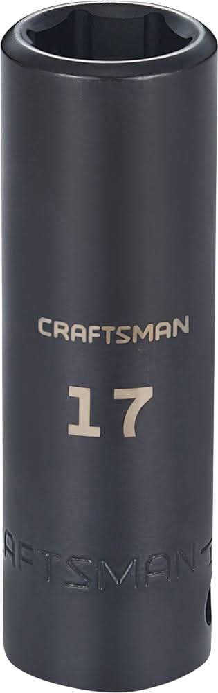 CRAFTSMAN Metric 1/2-in Drive 17mm 6-point Impact Socket Individual