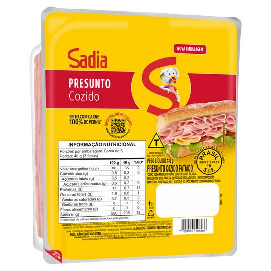 Sadia Sadia Presunto cozido fatiado (180 g)