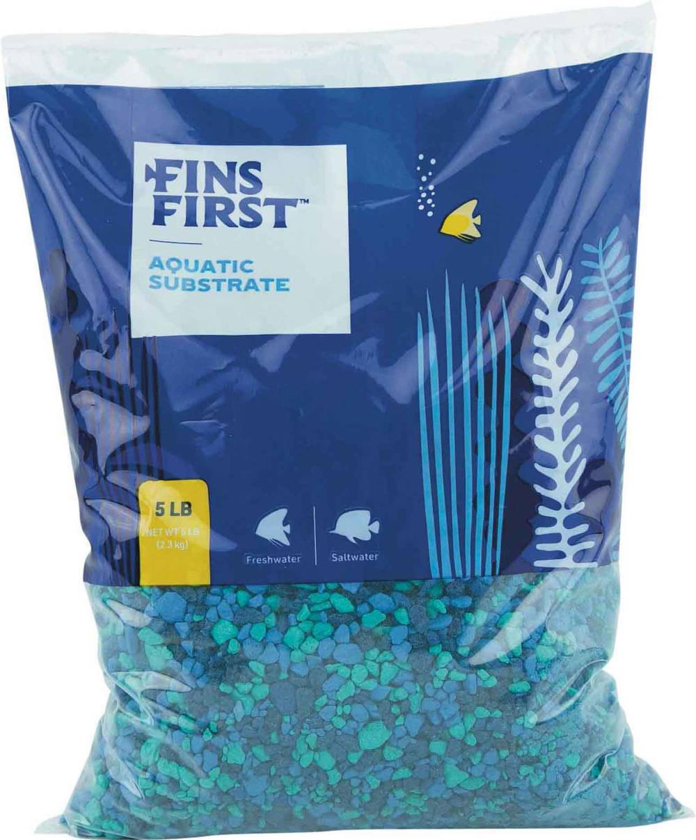 Fins First Aquarium Substrate, Multi (5 lbs)