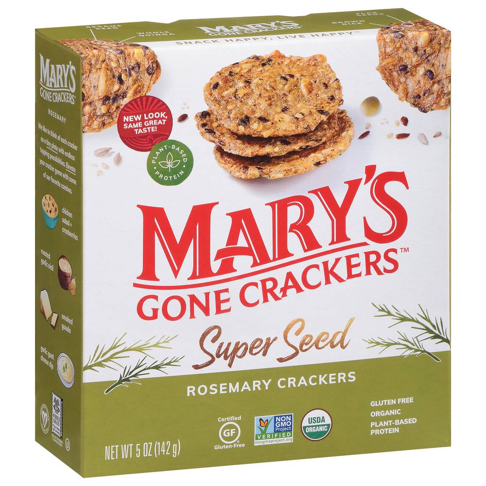 Mary's Gone Crackers Super Seed Crackers (rosemary)