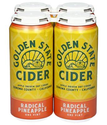 Golden State Cider Radical Paradise Cider Beer (4 x 16 fl oz)
