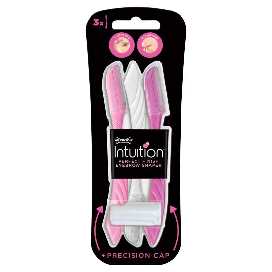 Wilkinson Sword Intuition Perfect Finish Women's Eyebrow Shaper (3 ct)