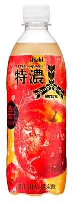 419293：三ツ矢 特濃アップルスカッシュ ペット 500ML / Mitsuya, Extra Thick Apple Squash, PET 500ml