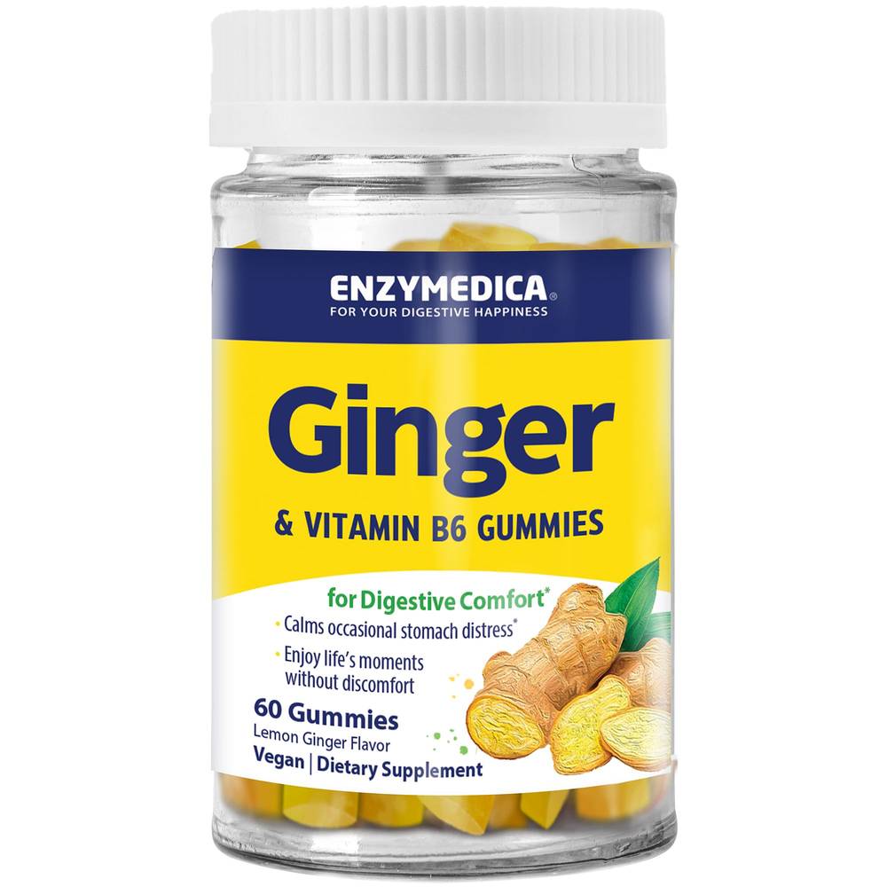 Enzymedica Vitamin B6 Gummies (lemon ginger)